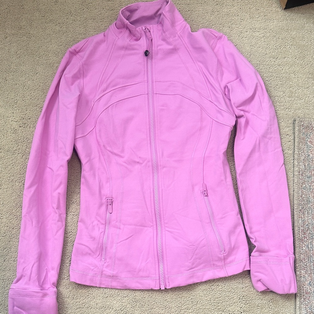 Brand New Lululemon Athletica Pink Utility Scuba Jacket